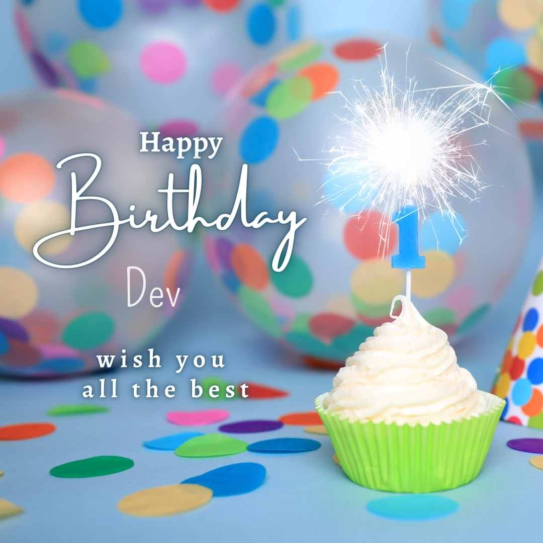 Happy Birthday Dev Cake Images And shayari