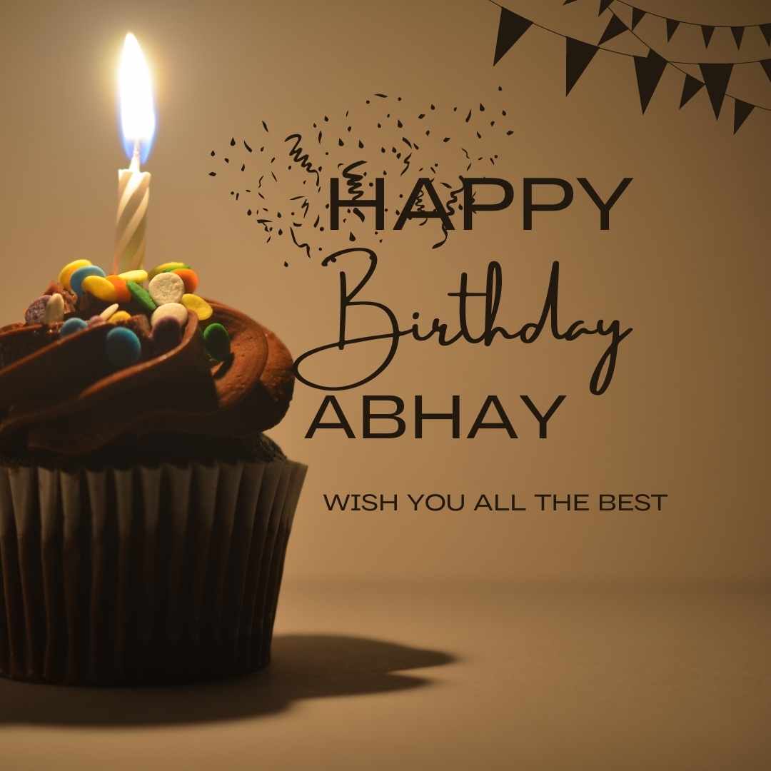 Happy Birthday Abhay Cake Images And shayari