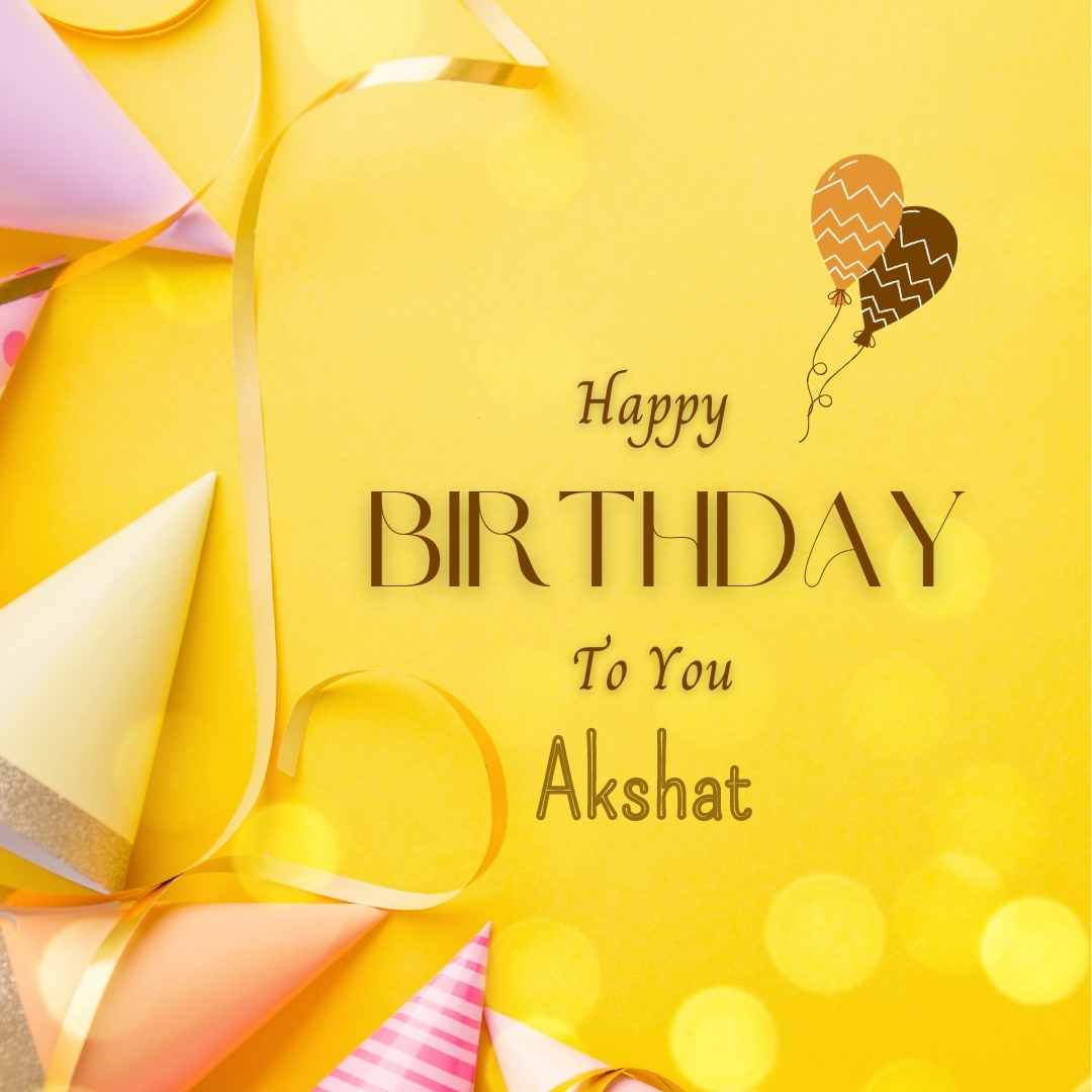 Happy Birthday Akshat Cake Images And shayari