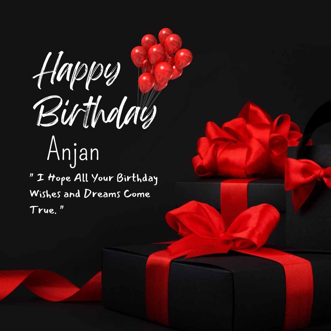 Happy Birthday Anjan Cake Images And shayari
