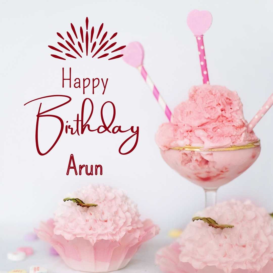 Happy Birthday Arun Cake Images And shayari