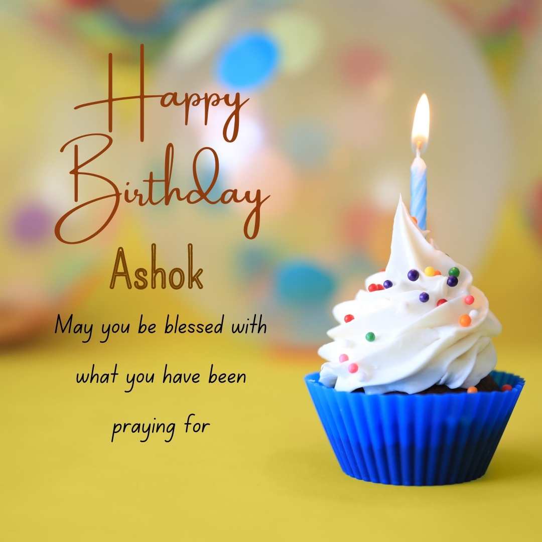 Happy Birthday Ashok Cake Images And shayari