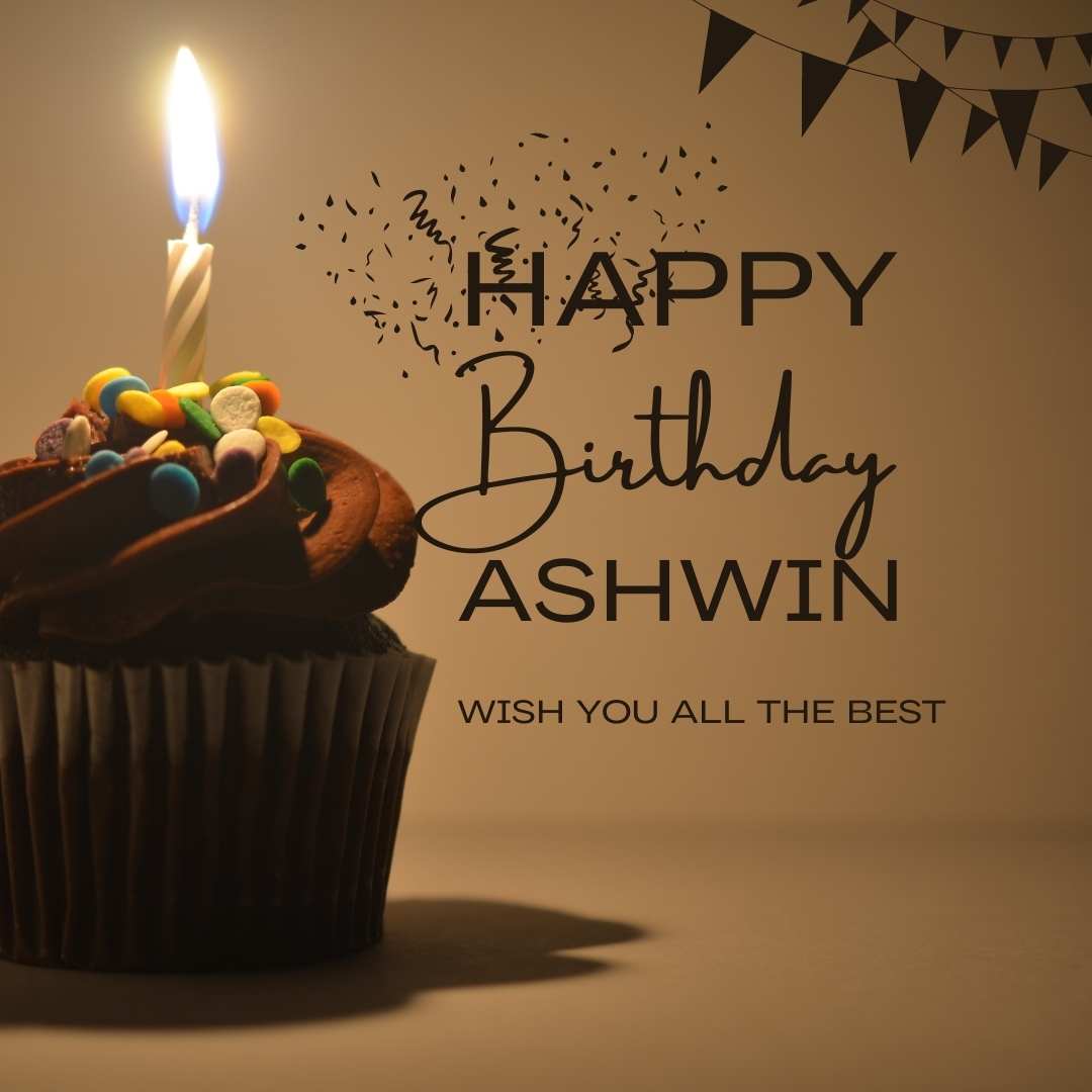 Happy Birthday Ashwin Cake Images And shayari
