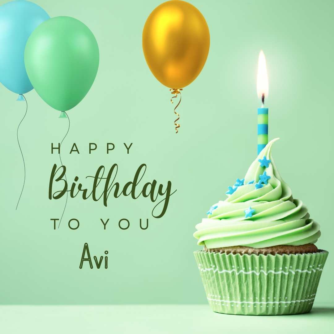 Happy Birthday Avi Cake Images And shayari