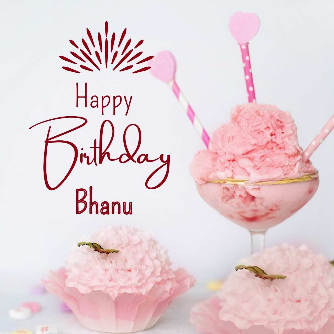 Happy Birthday Bhanu Cake Images And shayari