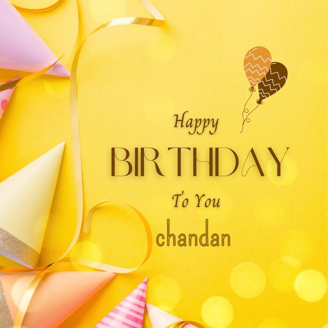 Happy Birthday Chandan Cake Images And shayari