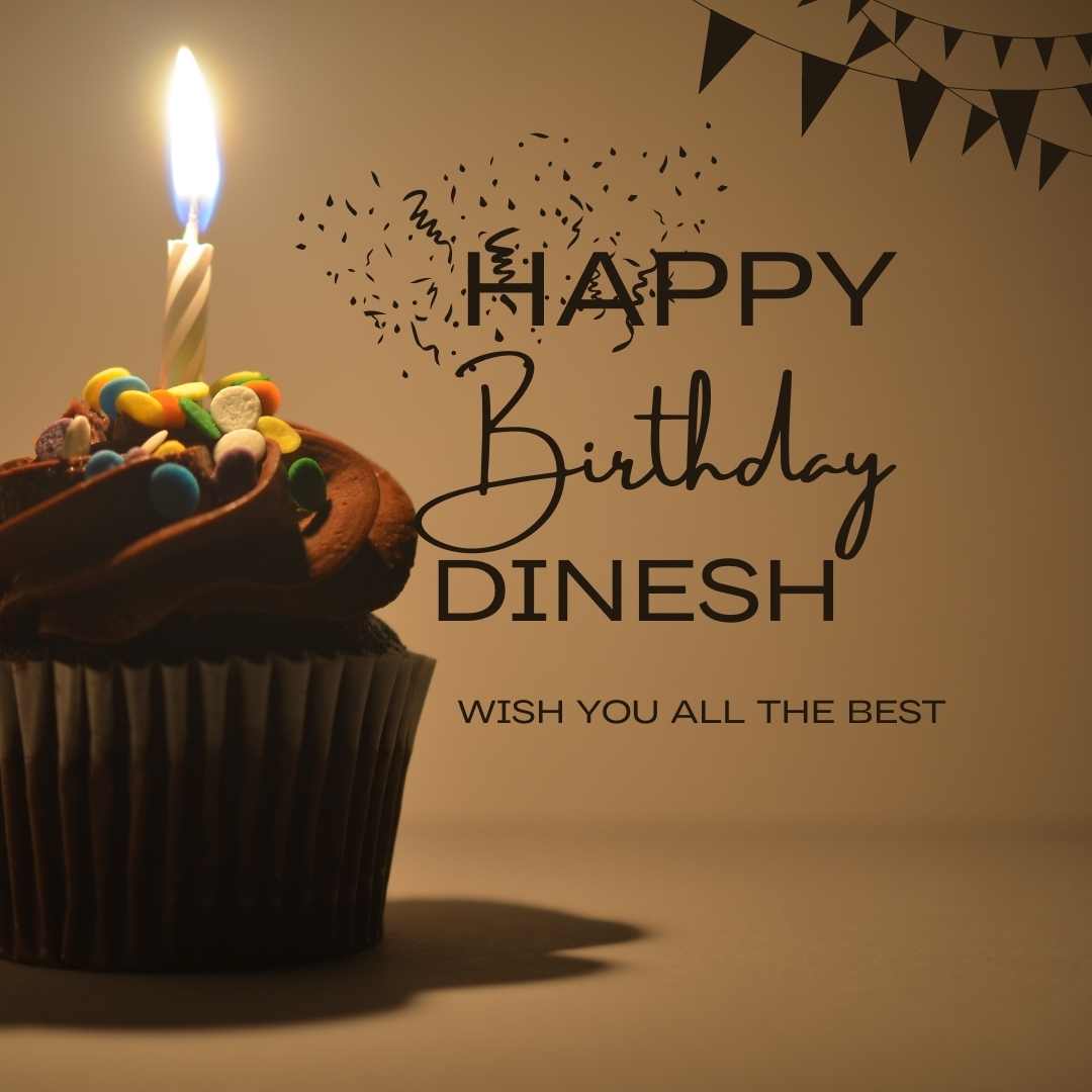 Happy Birthday Dinesh Cake Images And shayari