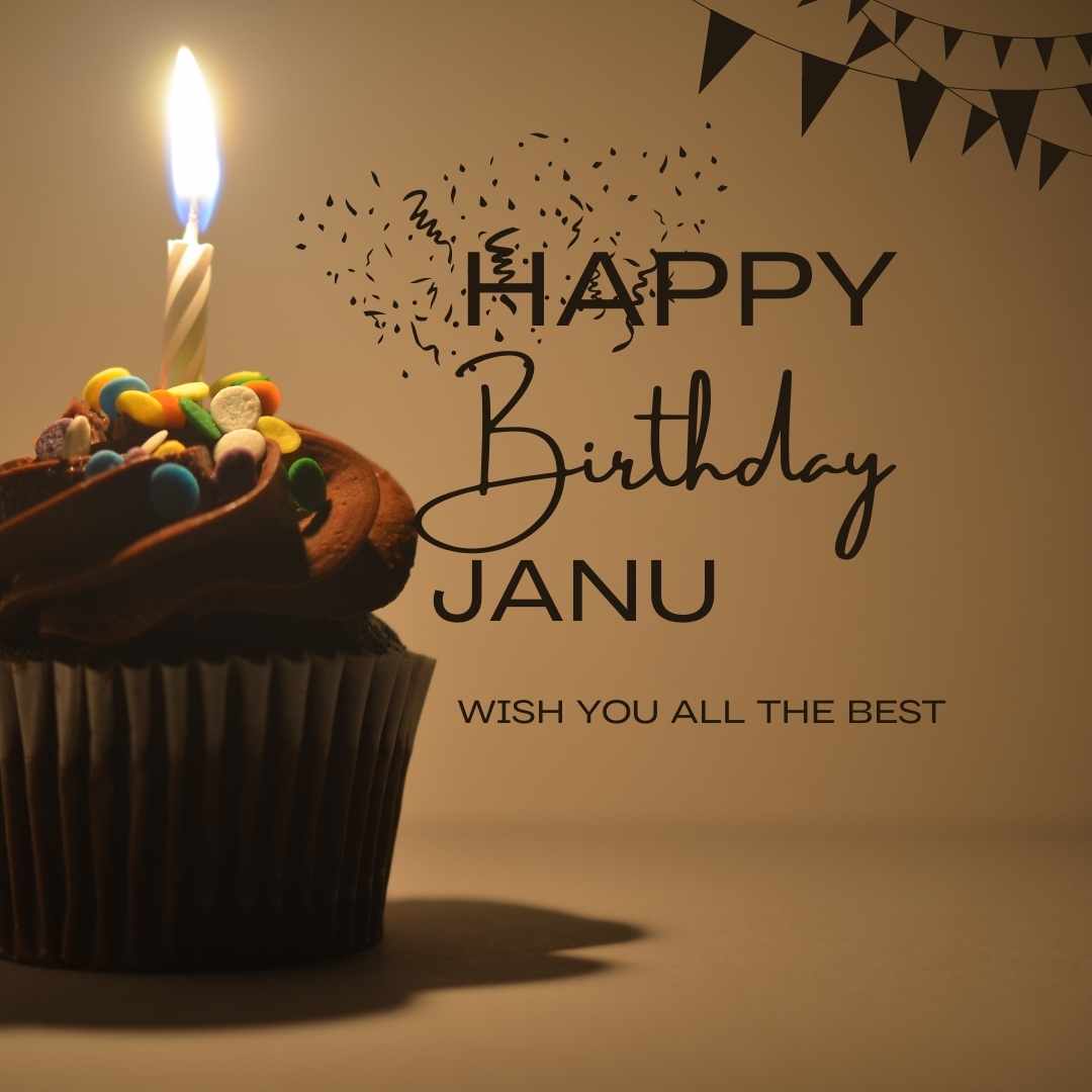 Happy Birthday Janu Cake Images And shayari