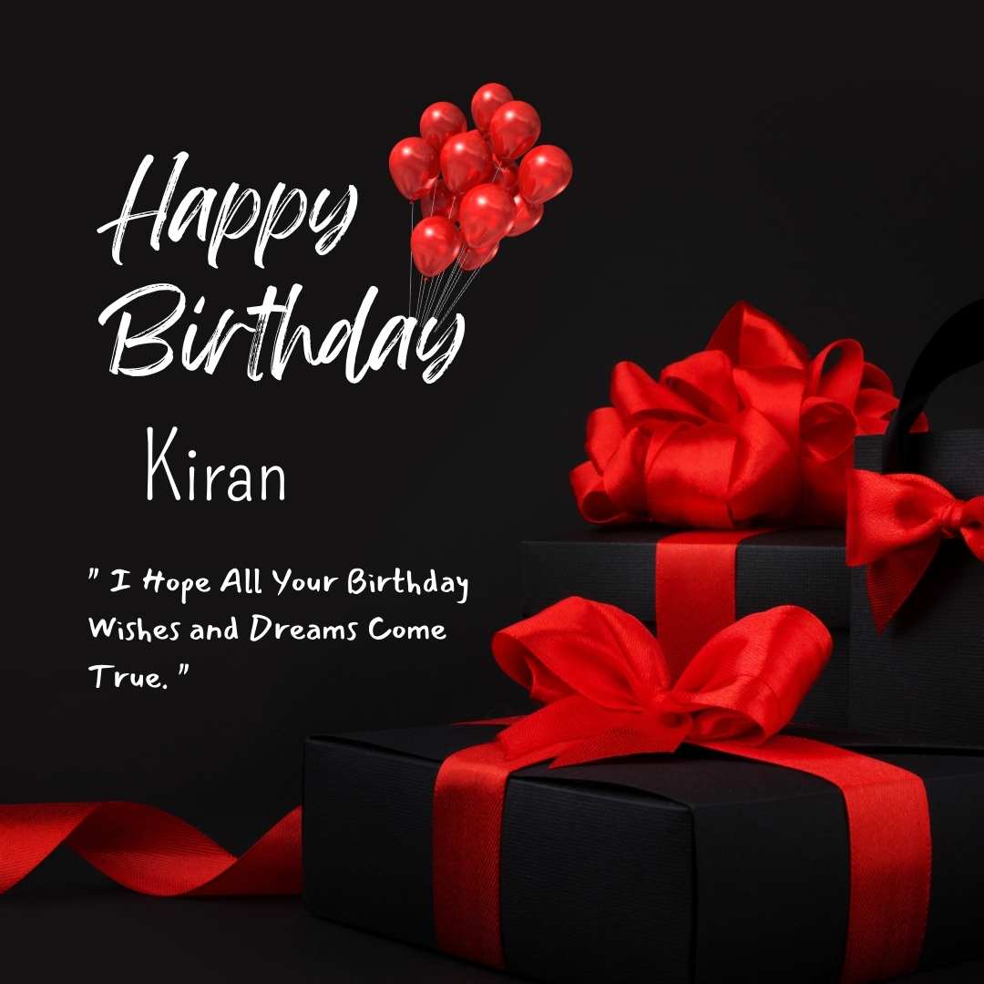 Happy Birthday Kiran Cake Images And shayari