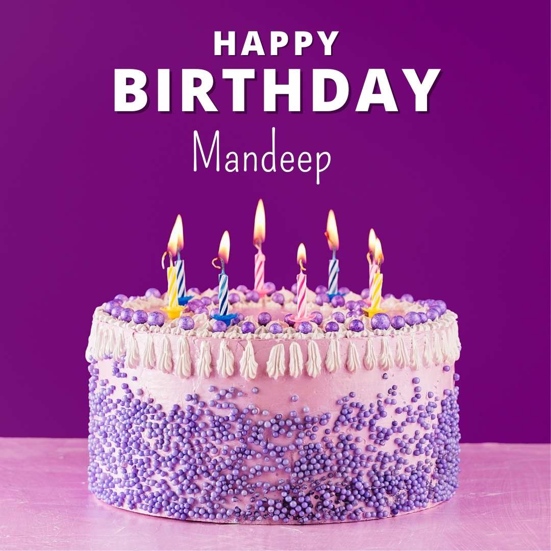 Happy Birthday Mandeep Cake Images And shayari