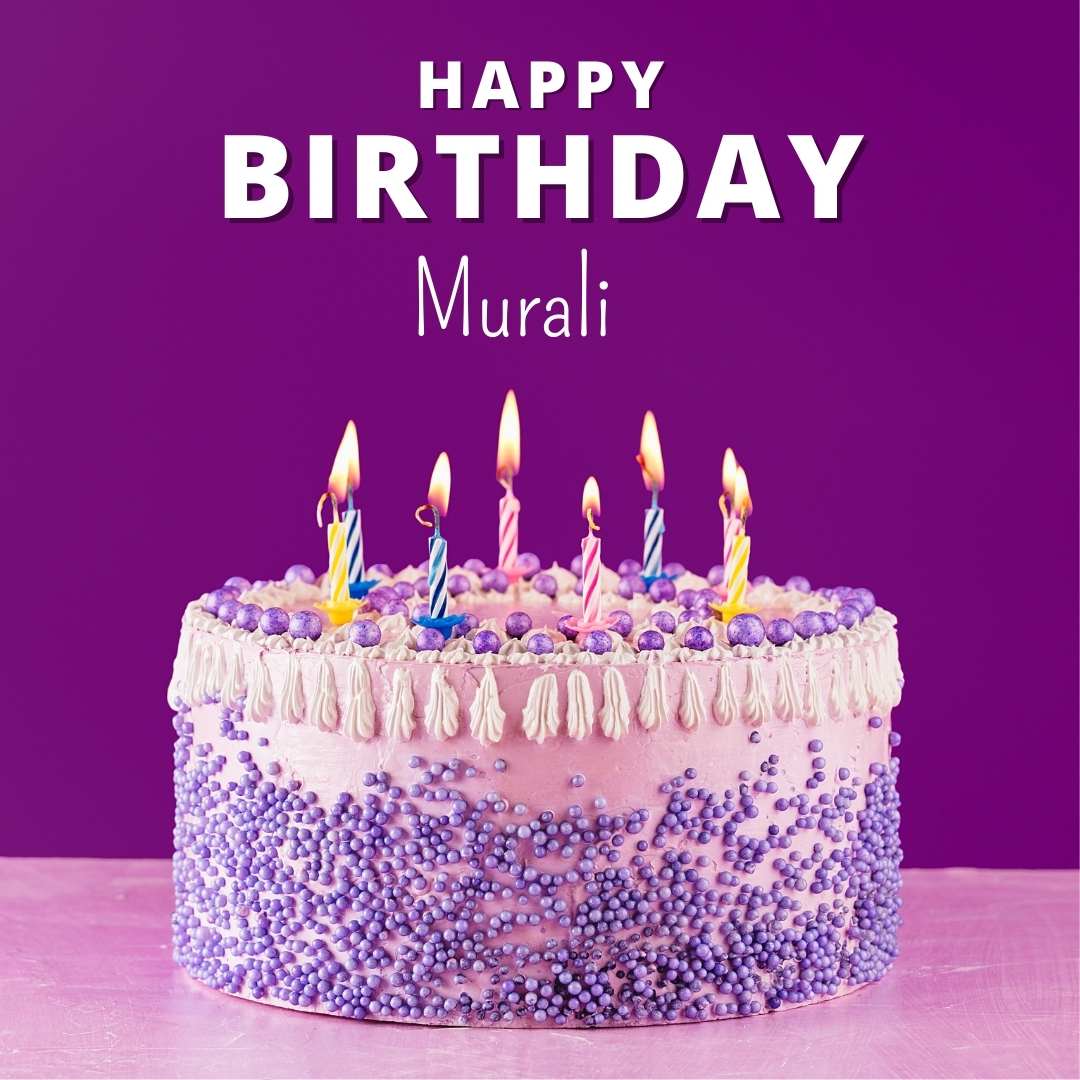 Happy Birthday Murali Cake Images And shayari