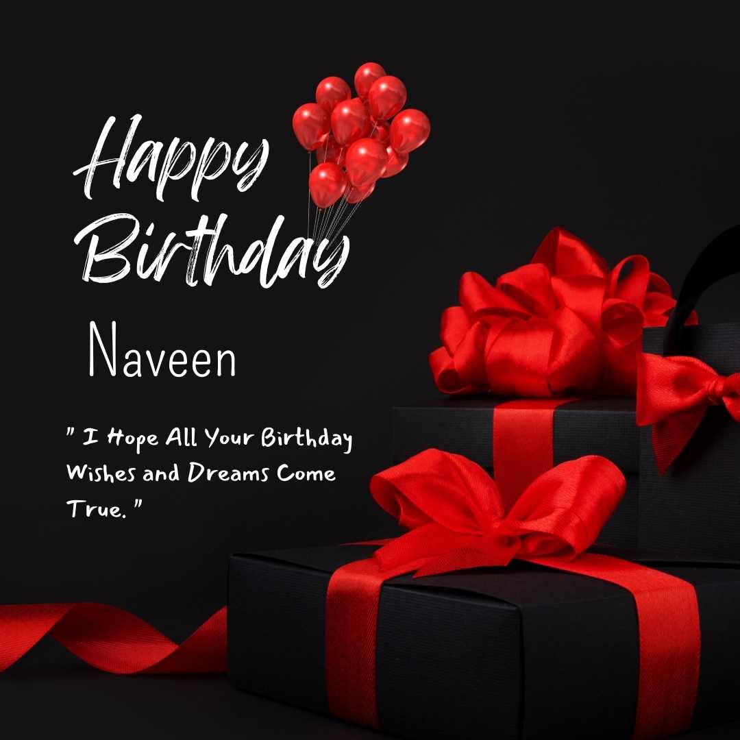 Amazing Animated GIF Image for Naveen with Birthday Cake and Fireworks —  Download on Funimada.com