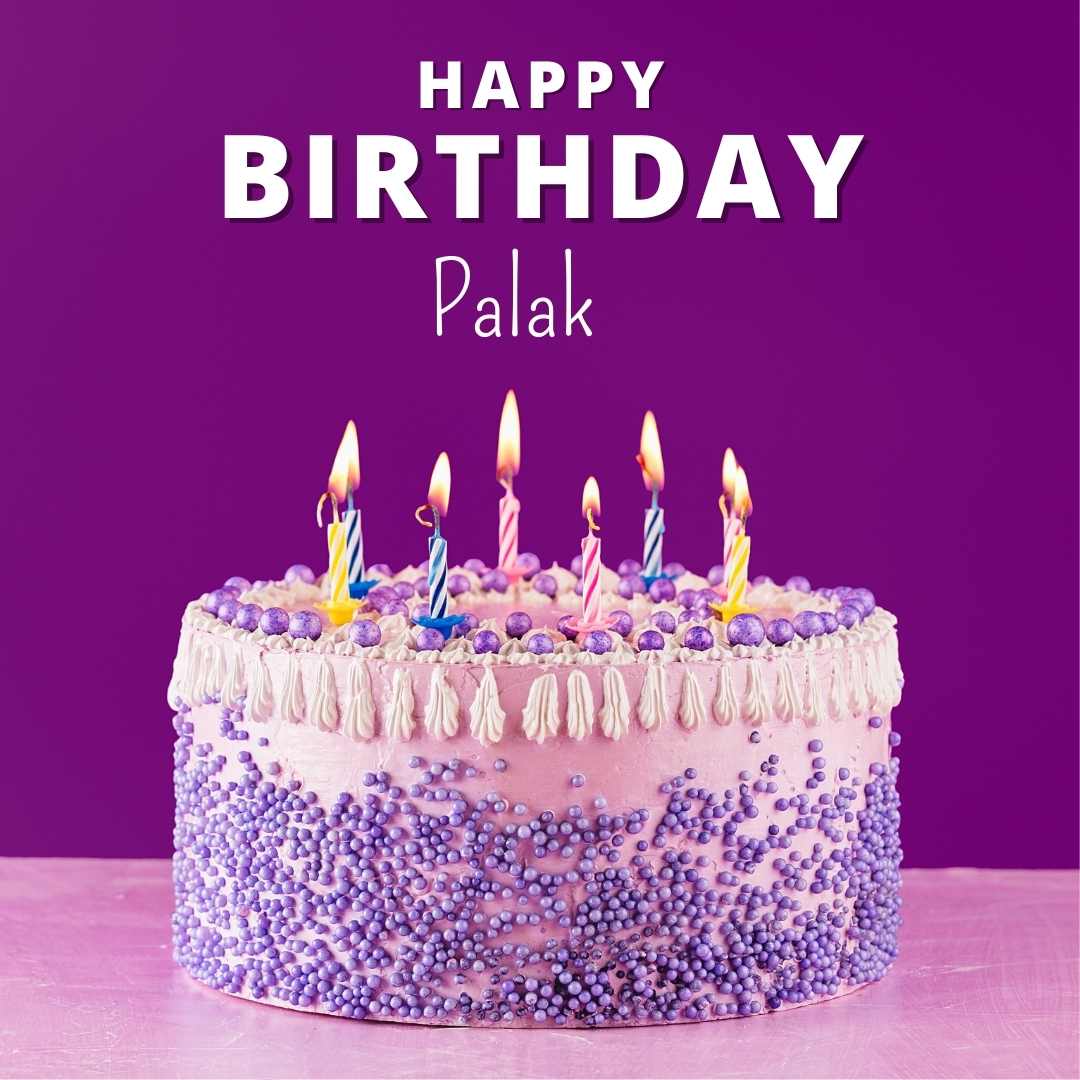 Happy Birthday Palak Cake Images And shayari