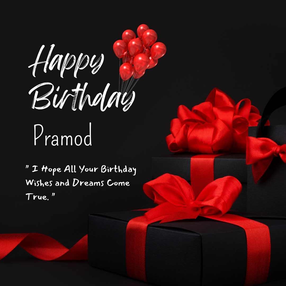 Happy Birthday Pramod Cake Images And shayari