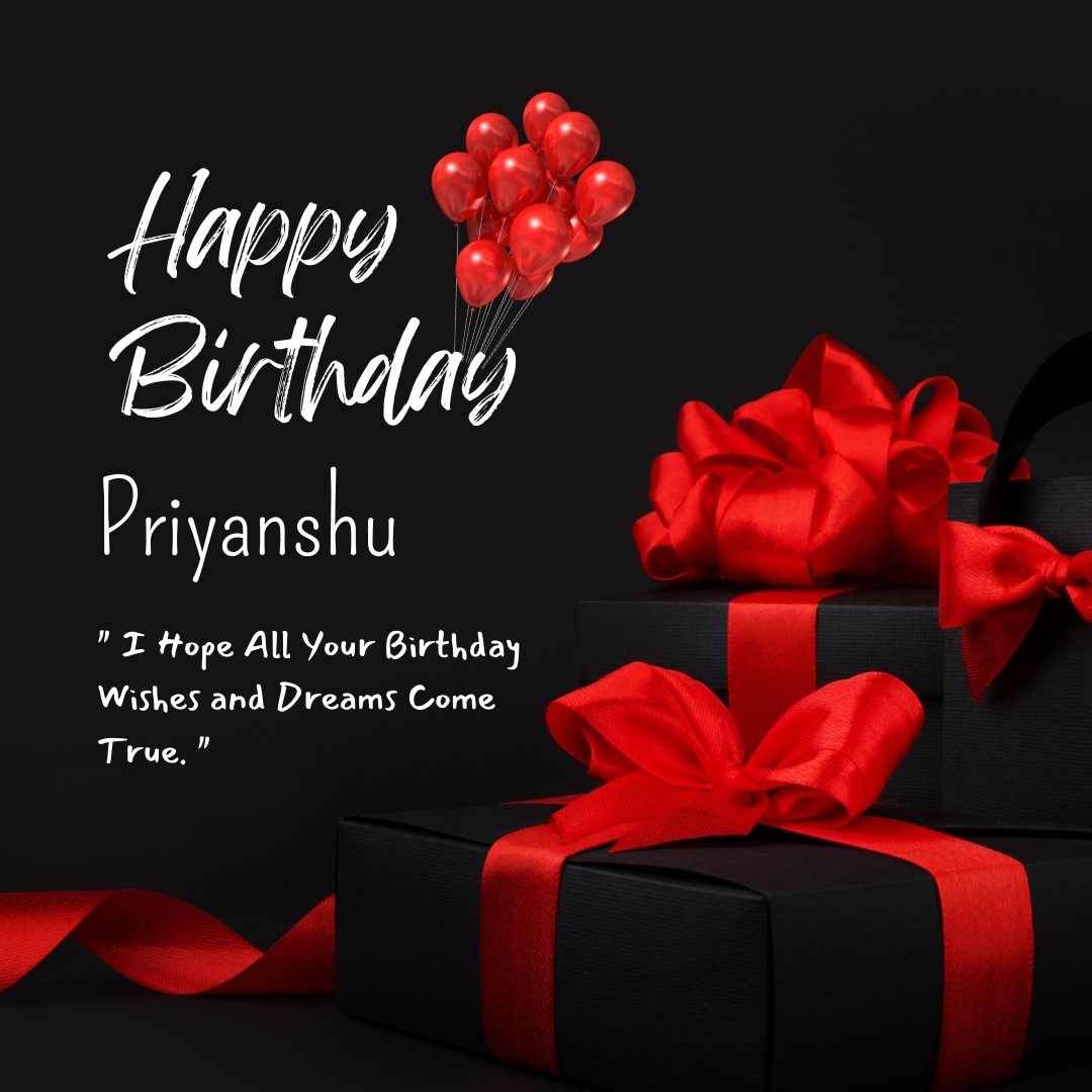 Happy Birthday Priyanshu Cake Images And shayari