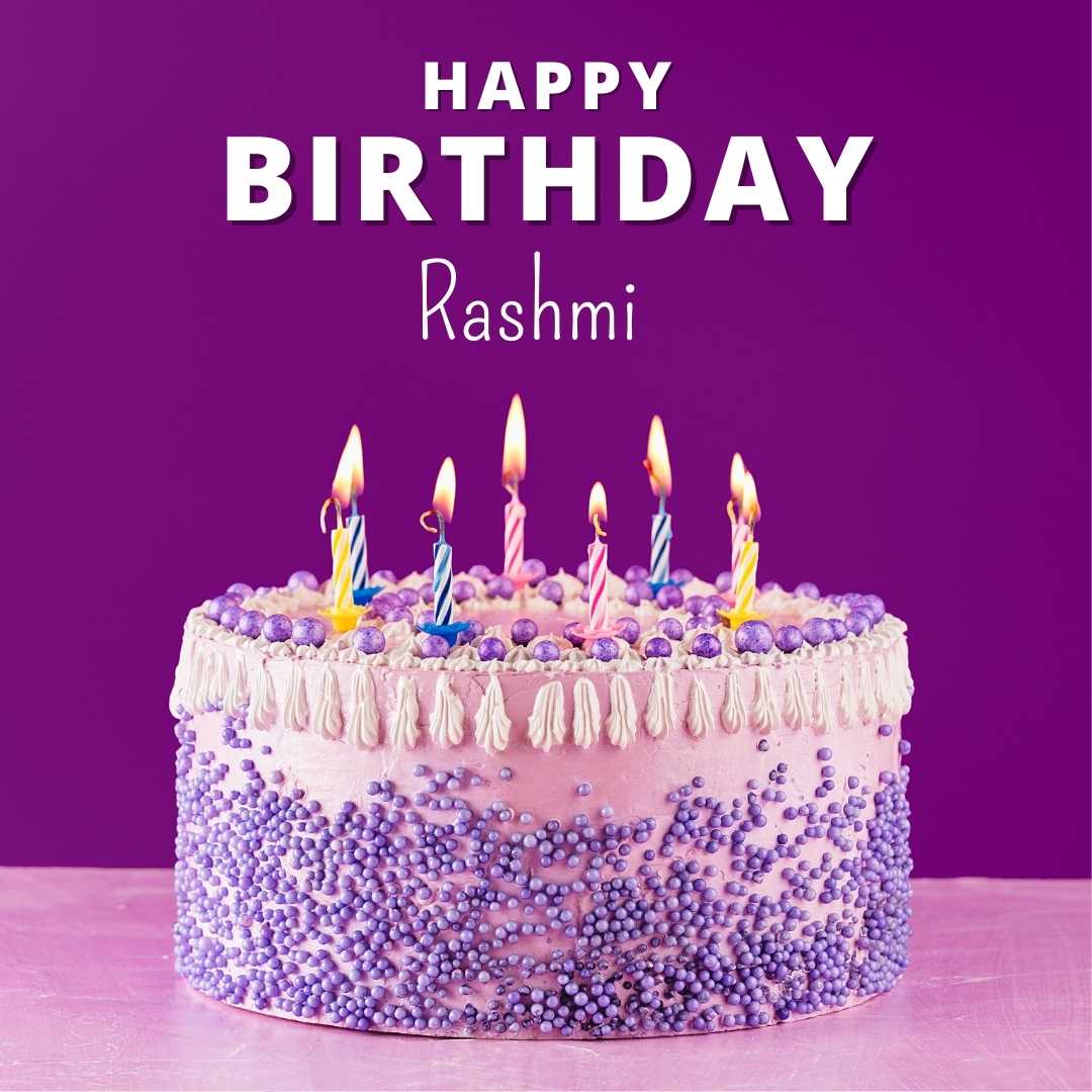 ❤️ Pink Birthday Cake For Rashmi Love U