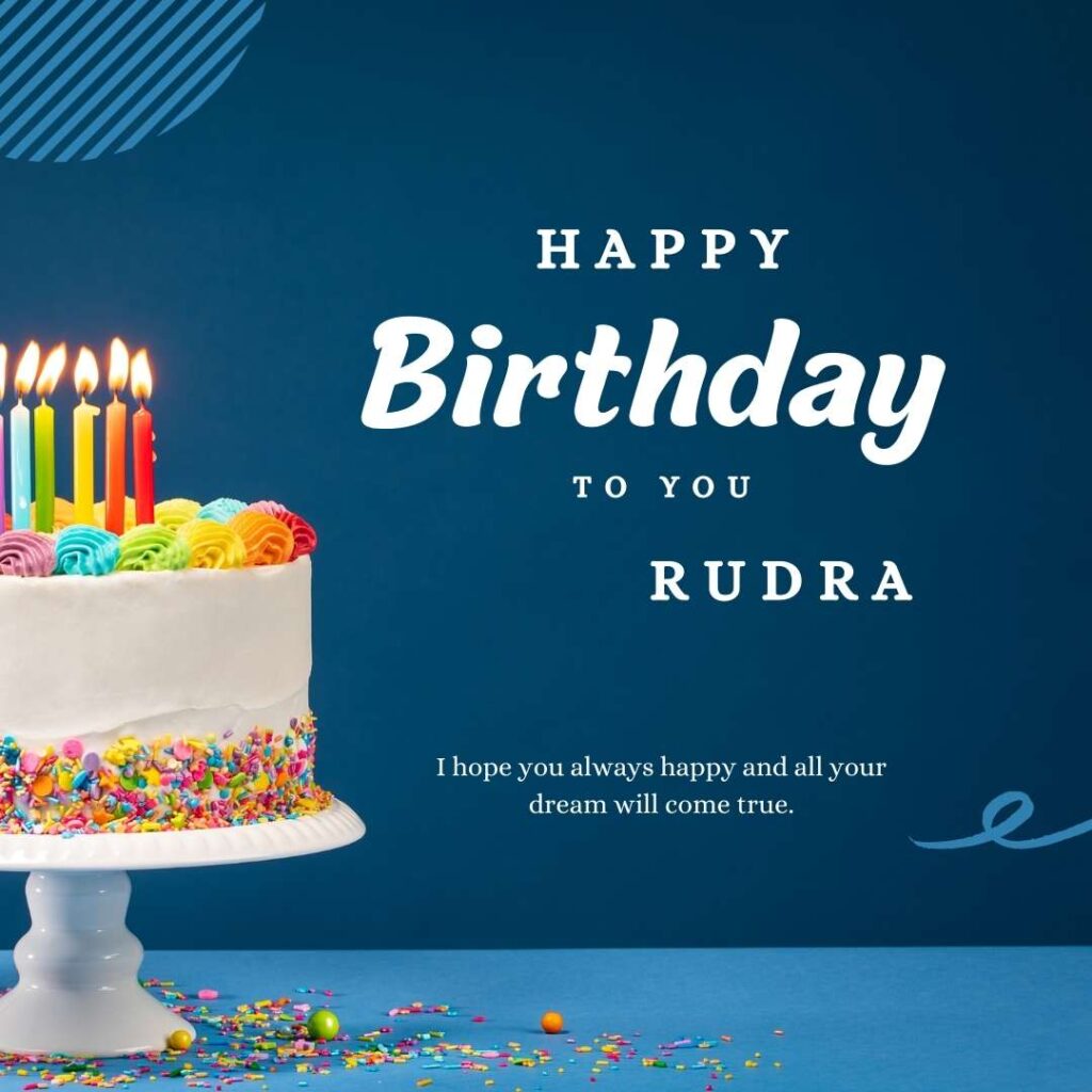 Happy Birthday Rudra 