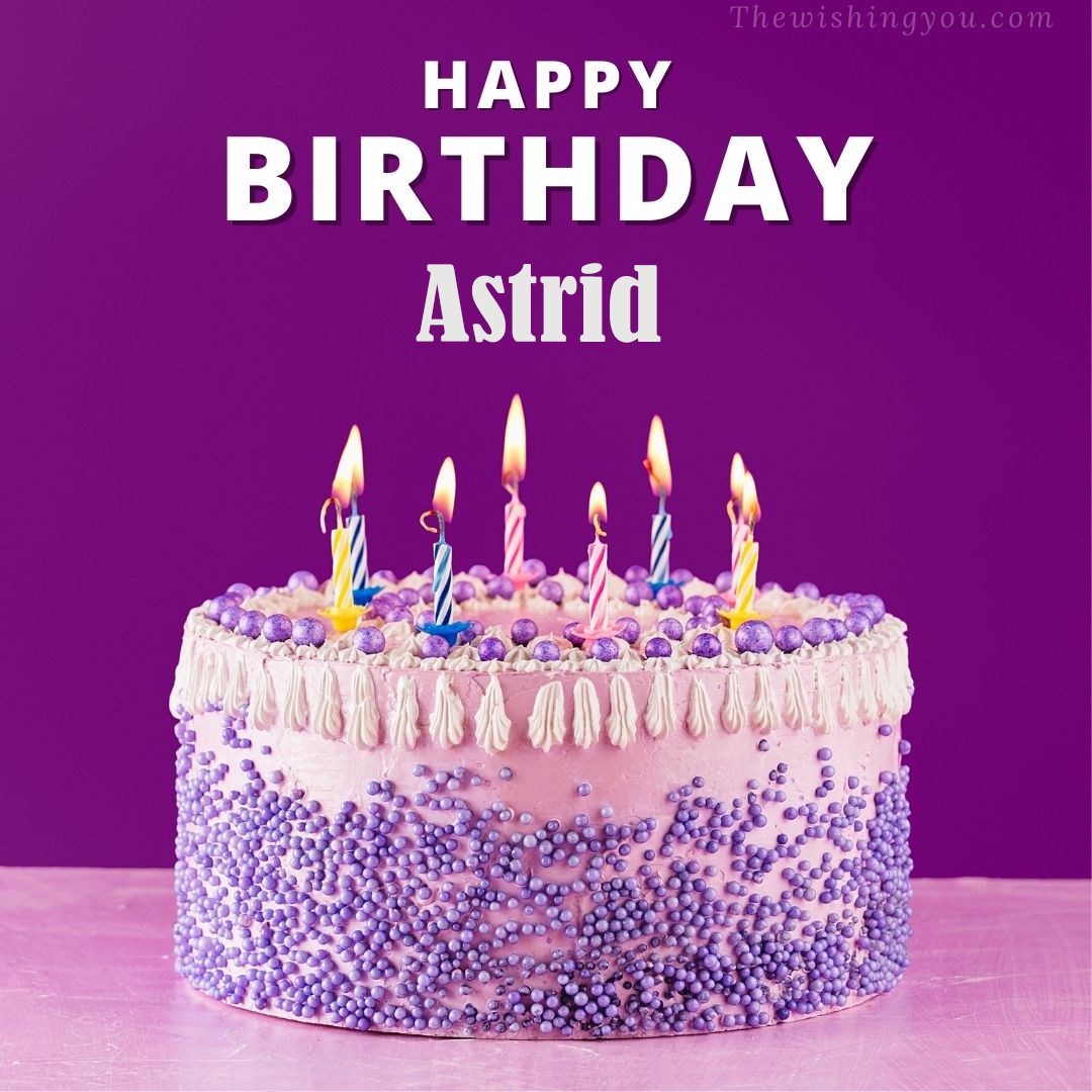 100+ HD Happy Birthday Astrid Cake Images And Shayari