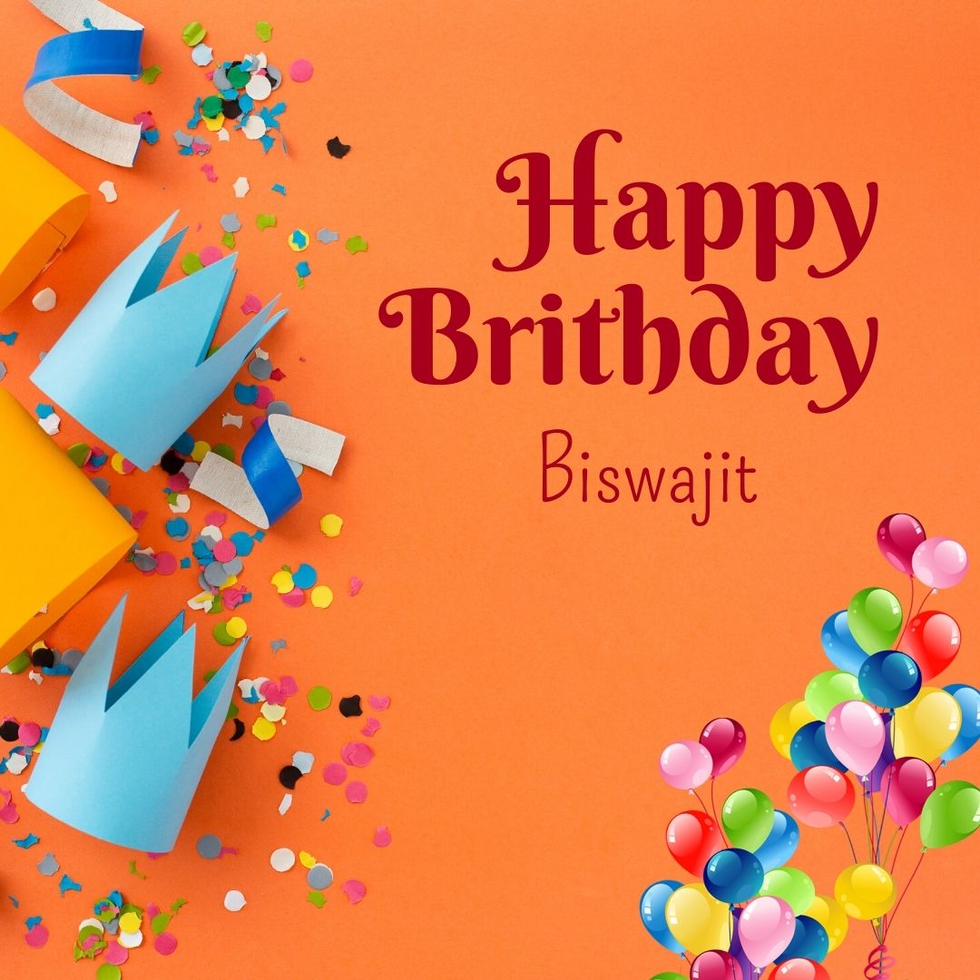 ❤️ Happy Birthday Cake For Biswajit