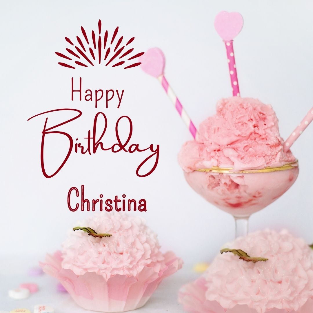 100+ HD Happy Birthday Christina Cake Images And Shayari