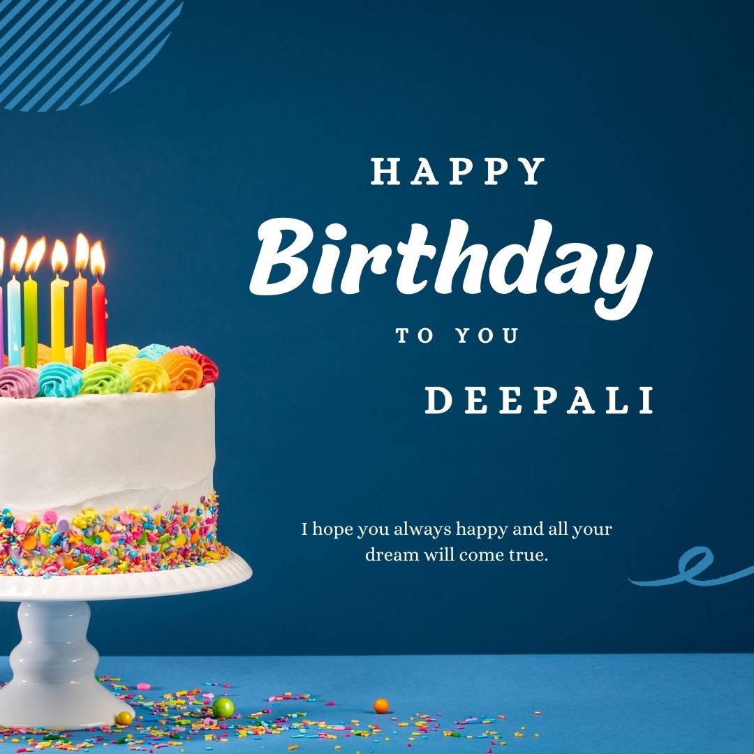 Happy Birthday Deepali Song with Wishes Images