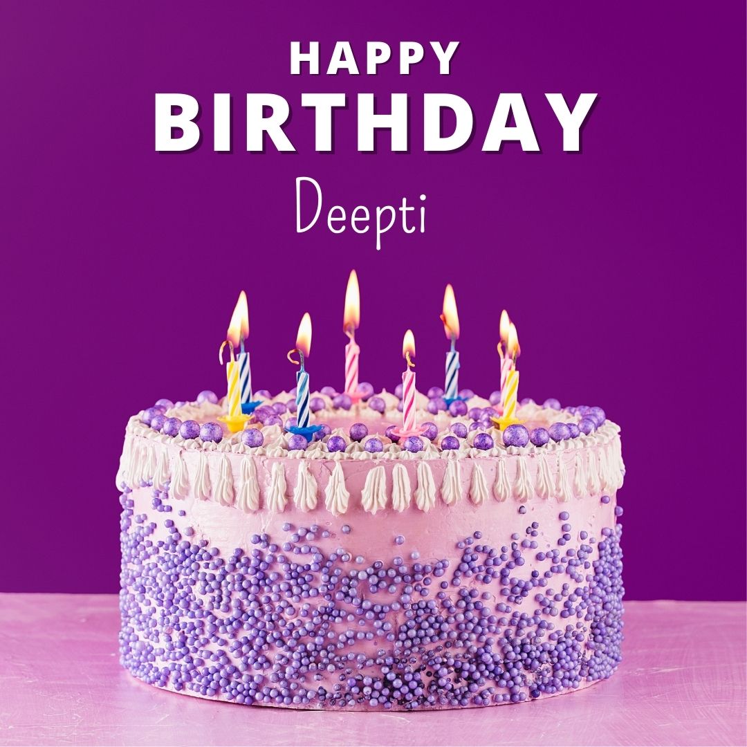 100 Hd Happy Birthday Deepti Cake Images And Shayari