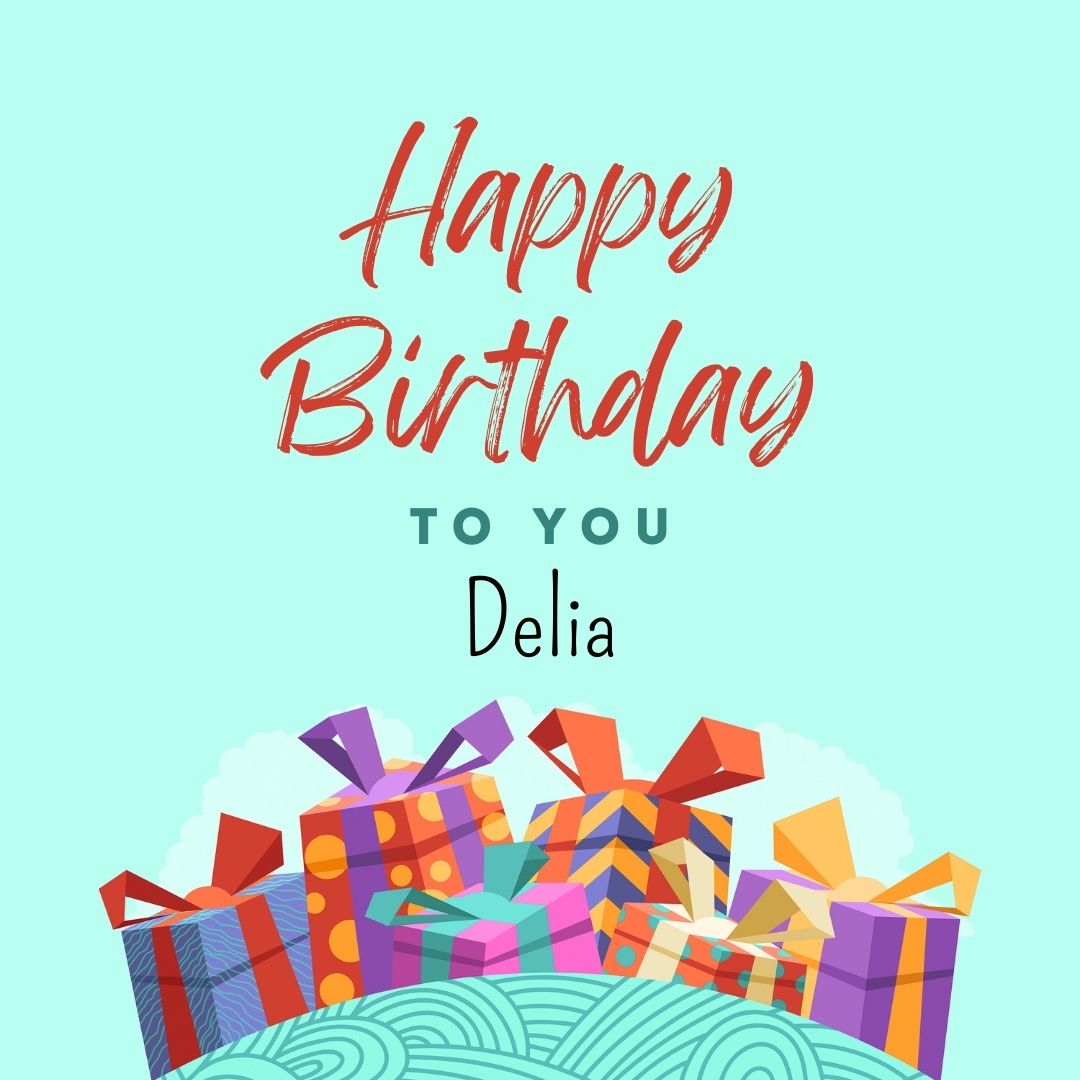 100+ HD Happy Birthday Delia Cake Images And Shayari