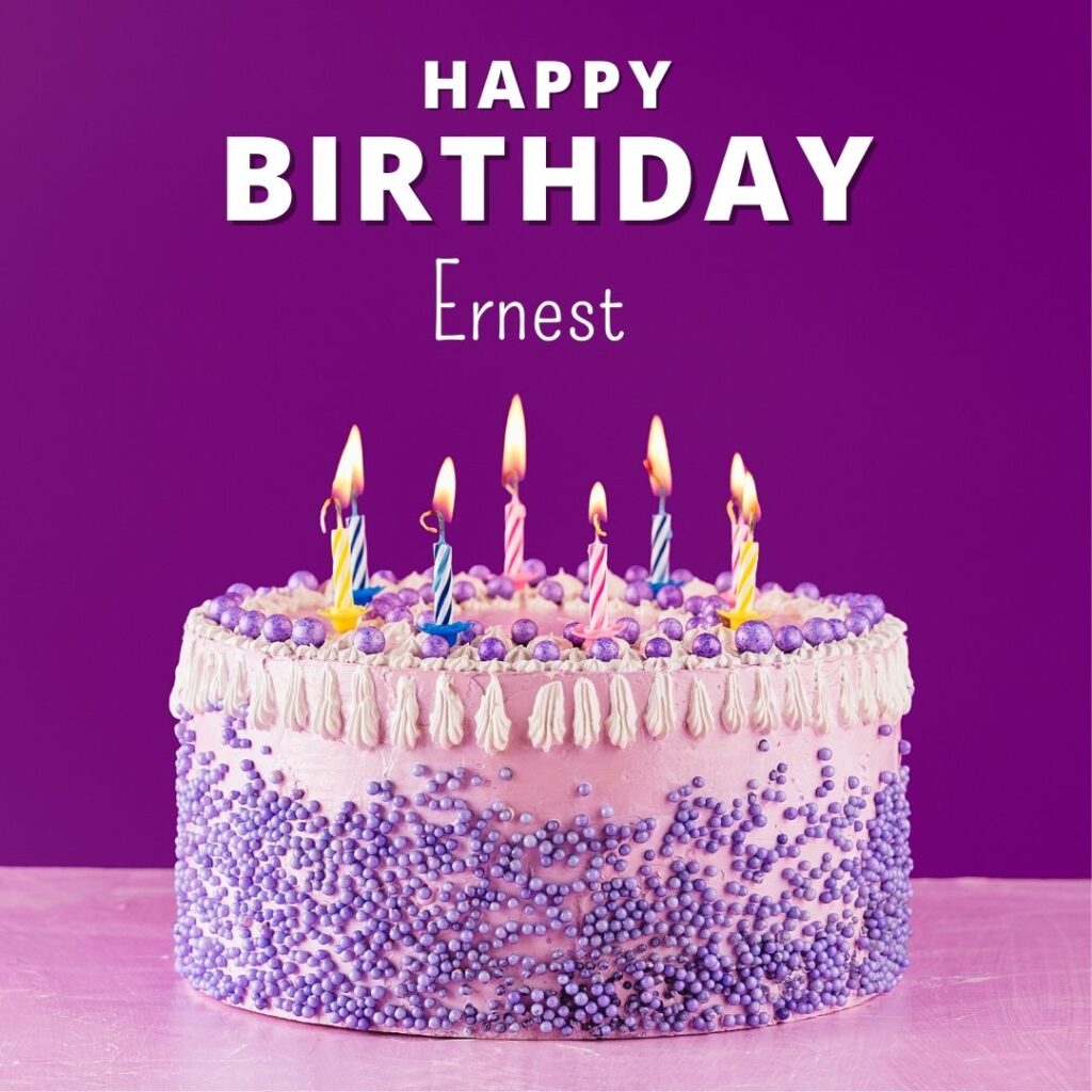 100 Hd Happy Birthday Ernest Cake Images And Shayari 