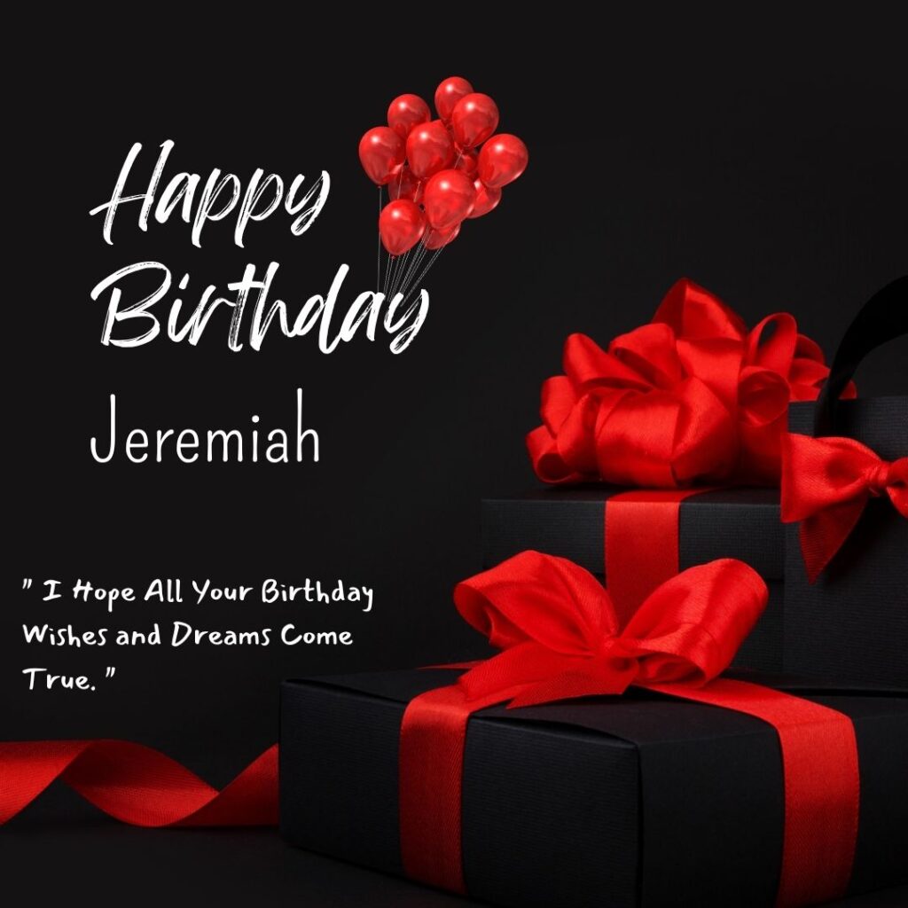 Hd Happy Birthday Jeremiah Cake Images And Shayari