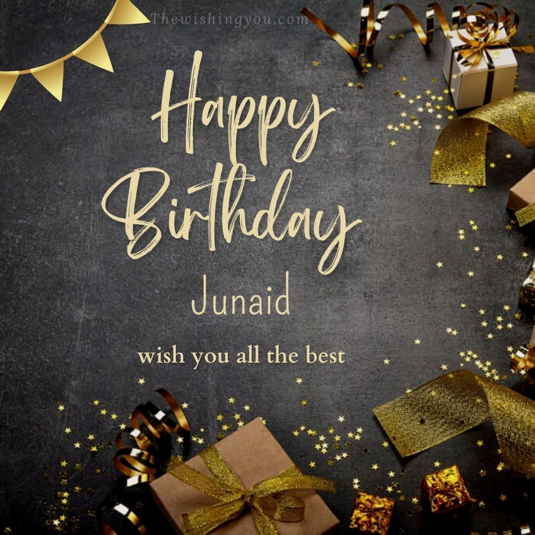 ❤️ 8th Chocolate Happy Birthday Cake For junaid