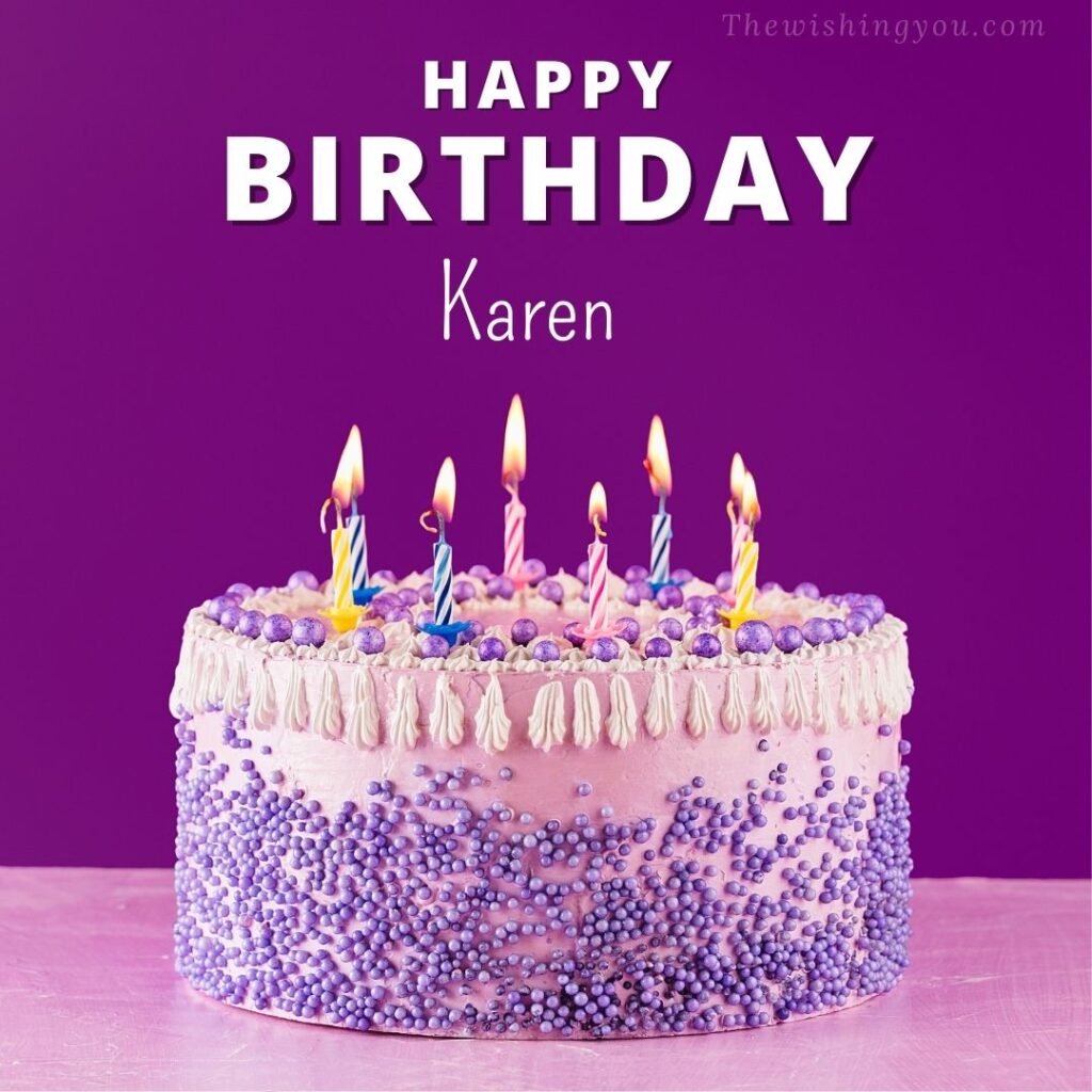 100 Hd Happy Birthday Karen Cake Images And Shayari