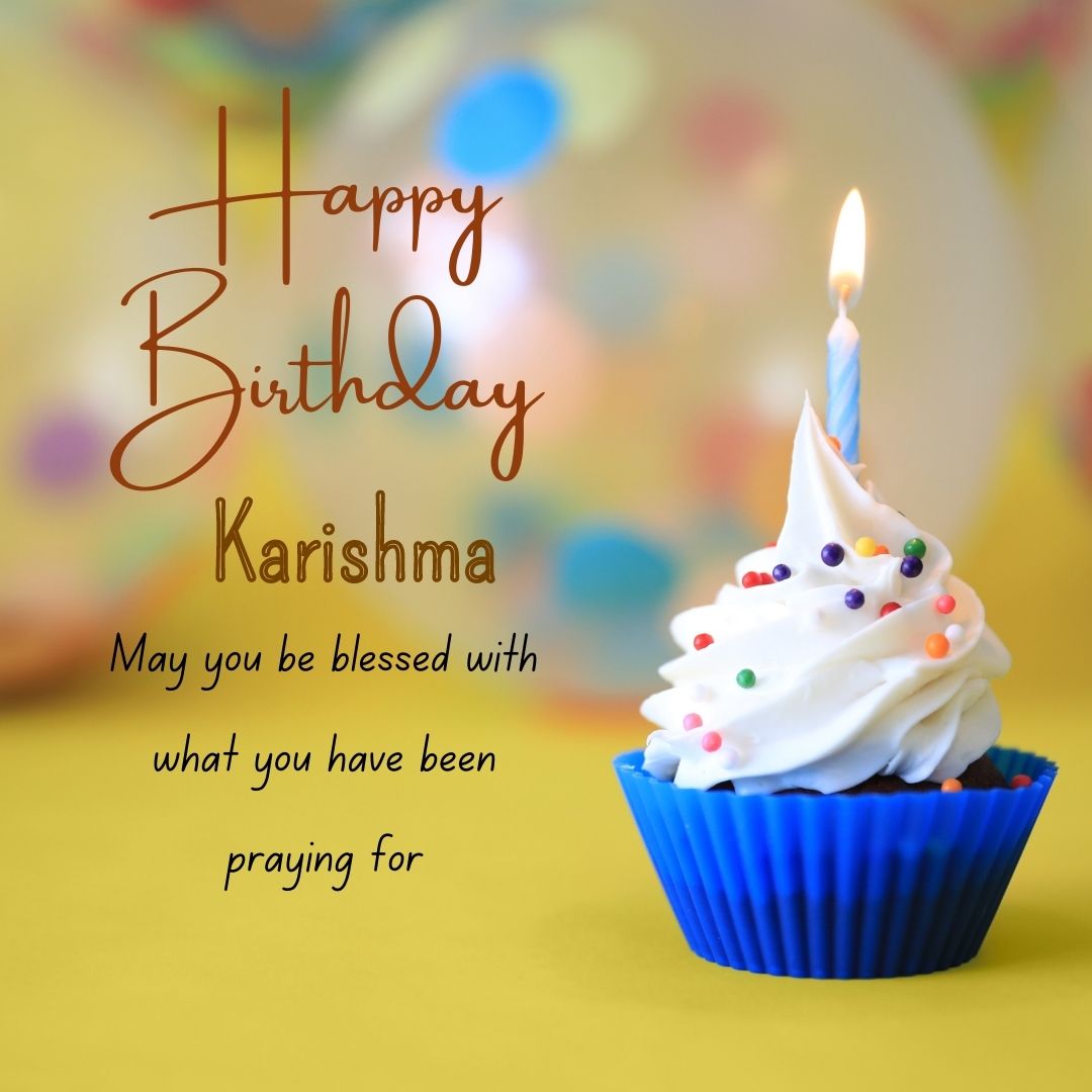 Happy Birthday Karishma Song with Wishes Images
