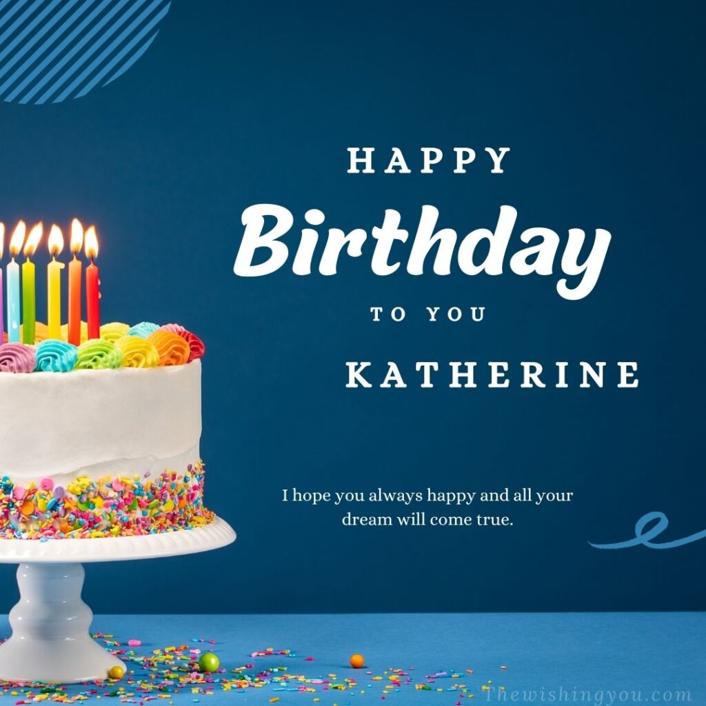 100+ HD Happy Birthday Katherine Cake Images And Shayari