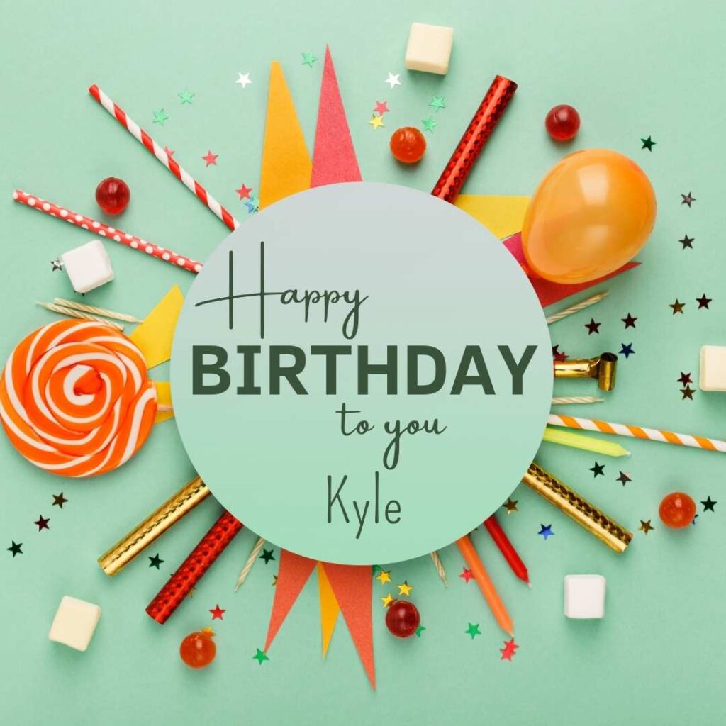 HD Happy Birthday Kyle Cake Images And Shayari