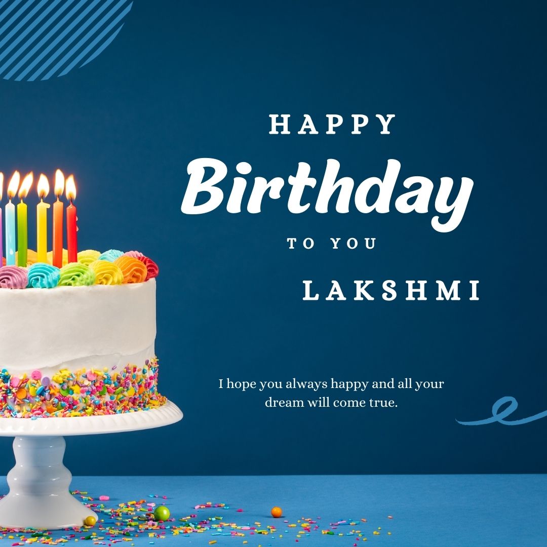 100+ HD Happy Birthday Lakshmi Cake Images And Shayari