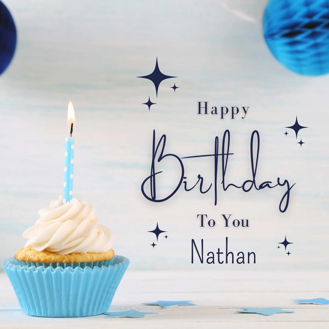 happy birthday Nathan bubble letters