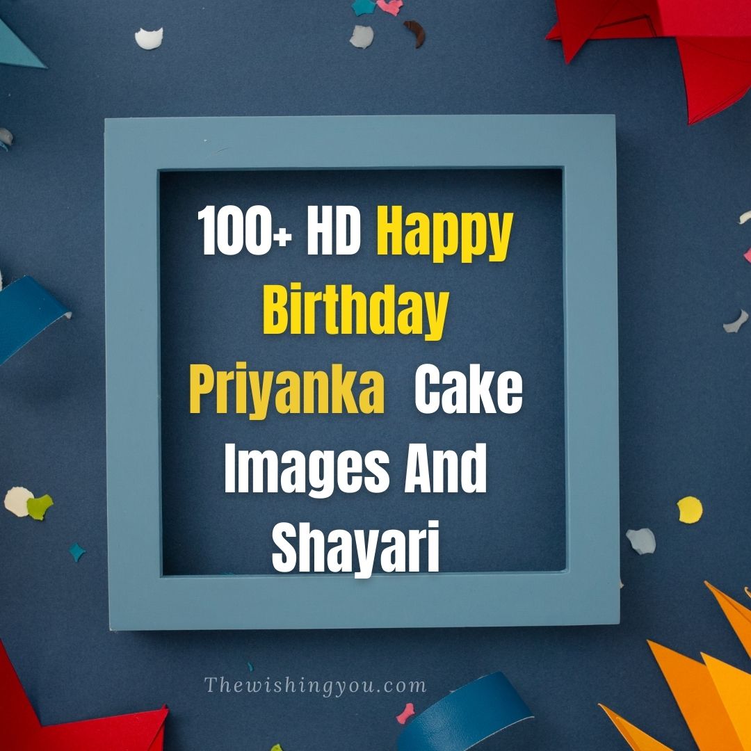 Birthday Name Cake: Many More happy returns Priyanka birthday cake