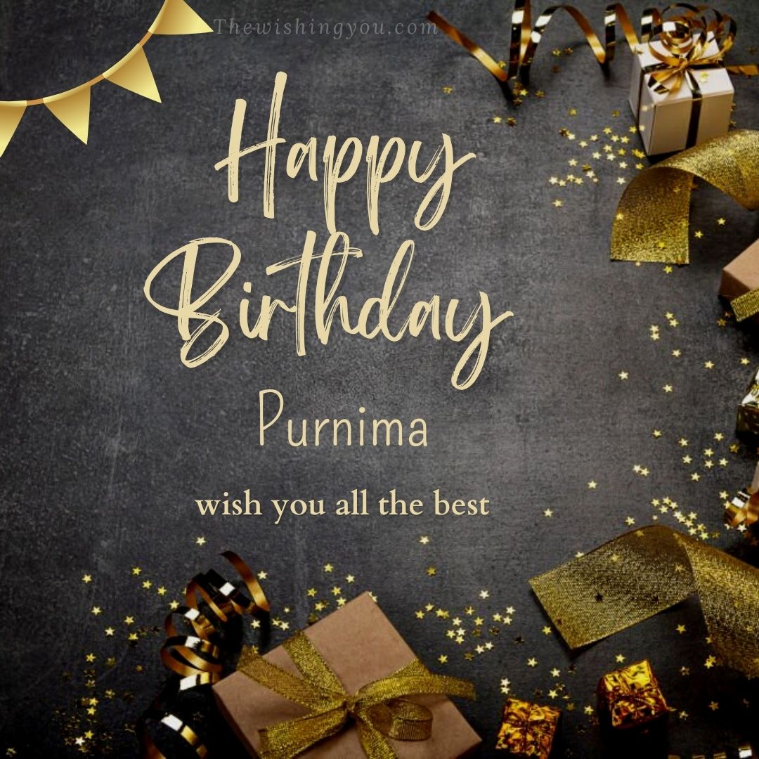 ▷ Happy Birthday Purnima GIF 🎂 Images Animated Wishes【28 GiFs】