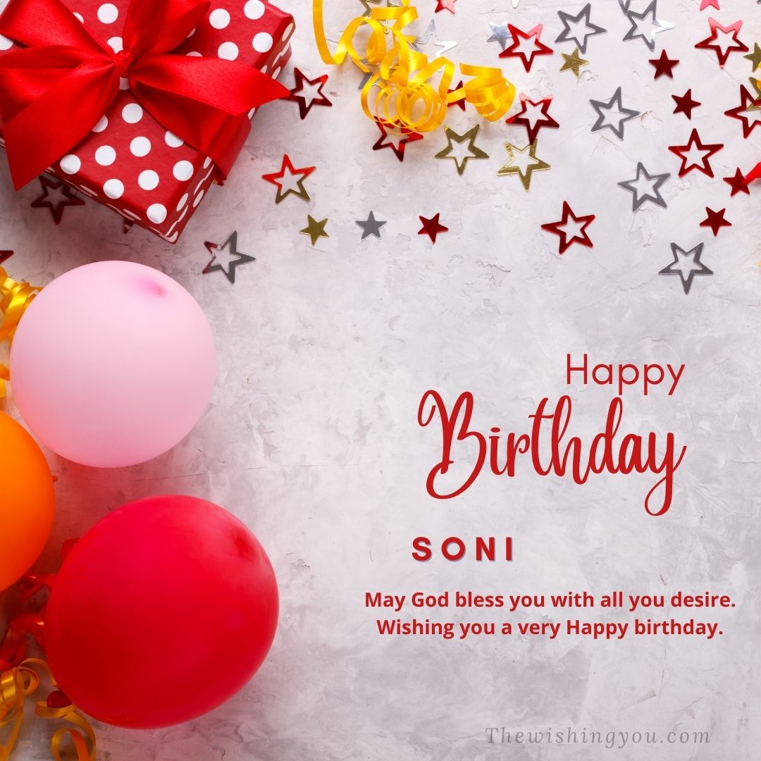 Happy Birthday Soni pictures congratulations.