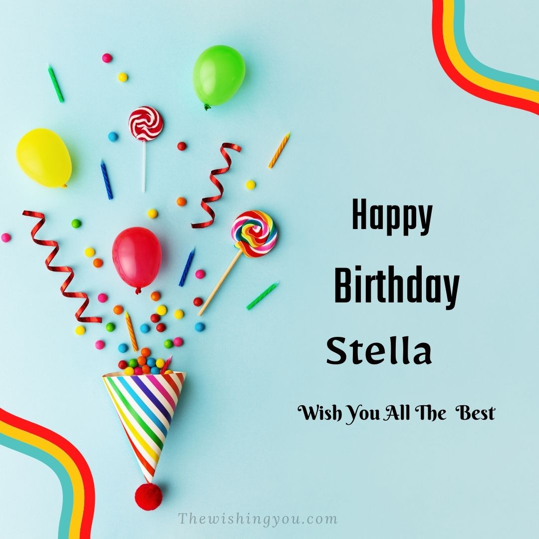  Happy Birthday Stella Cakes  Instant Free Download