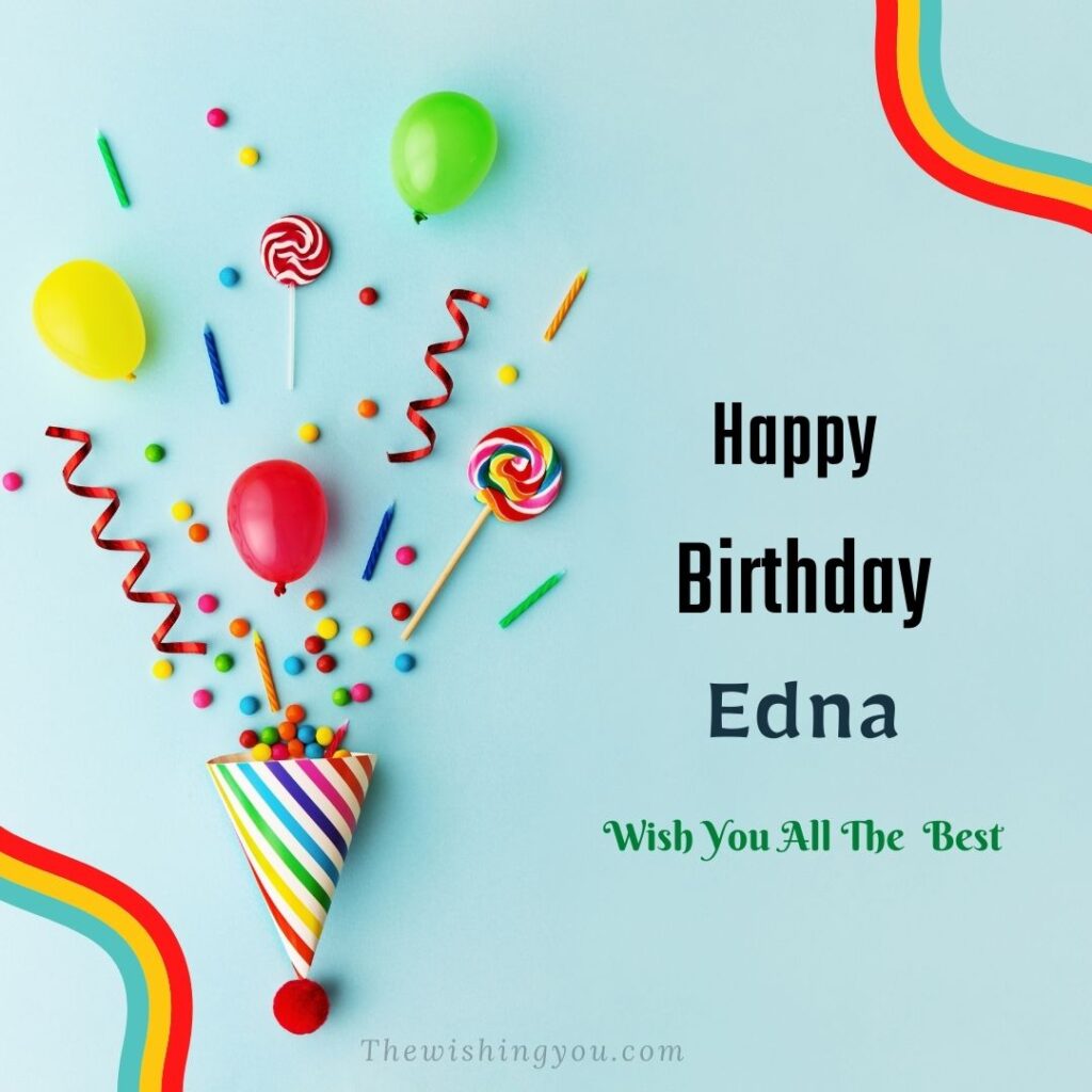 100+ HD Happy Birthday Edna Cake Images And Shayari