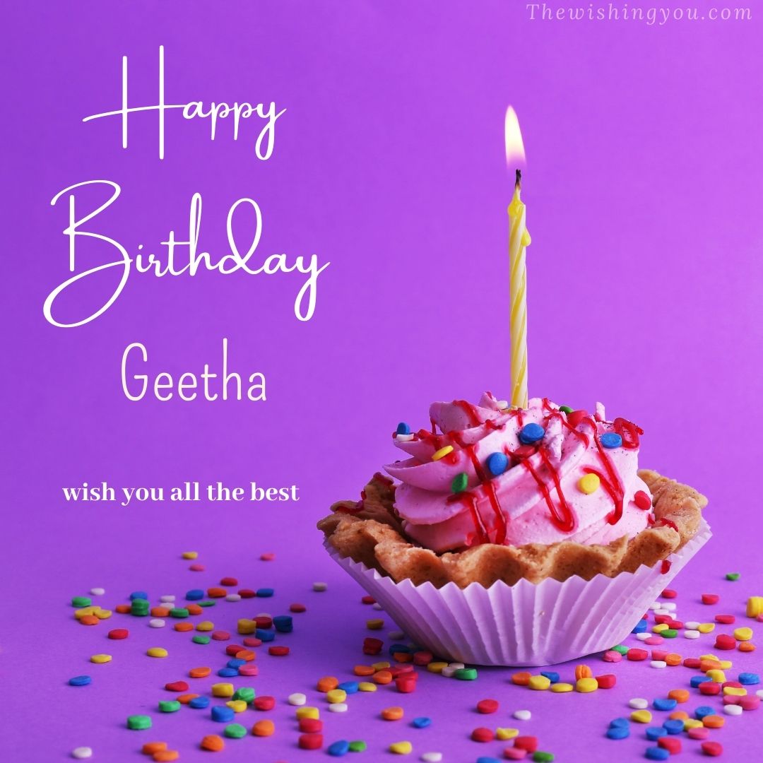 100+ HD Happy Birthday Geetha Cake Images And Shayari