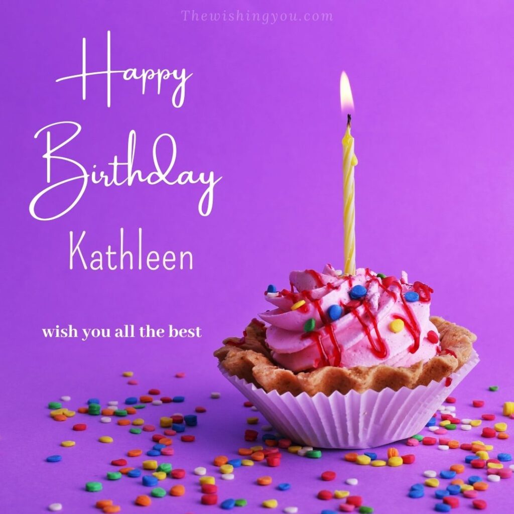 100+ HD Happy Birthday Kathleen Cake Images And Shayari