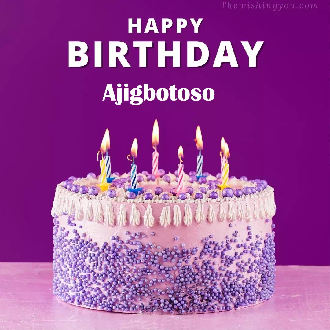 Happy Birthday Ajigbotoso written on image