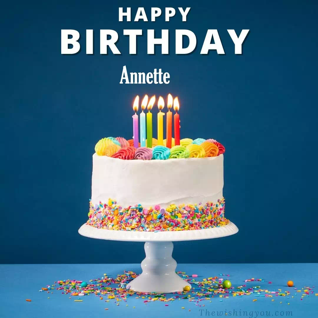 100+ HD Happy Birthday Annette Cake Images And Shayari