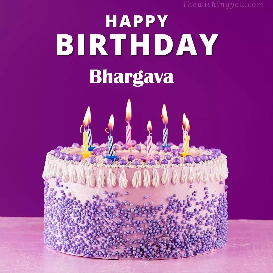 Happy Birthday Bhargava written on image