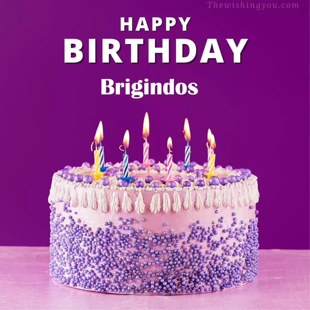 Happy Birthday Brigindos written on image