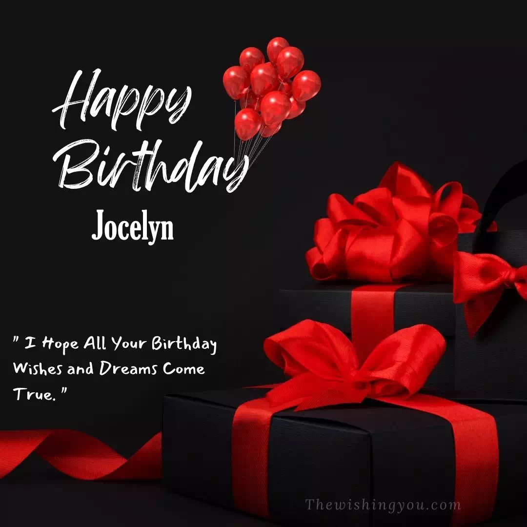 🎂 Happy Birthday Jocelyn Cakes 🍰 Instant Free Download