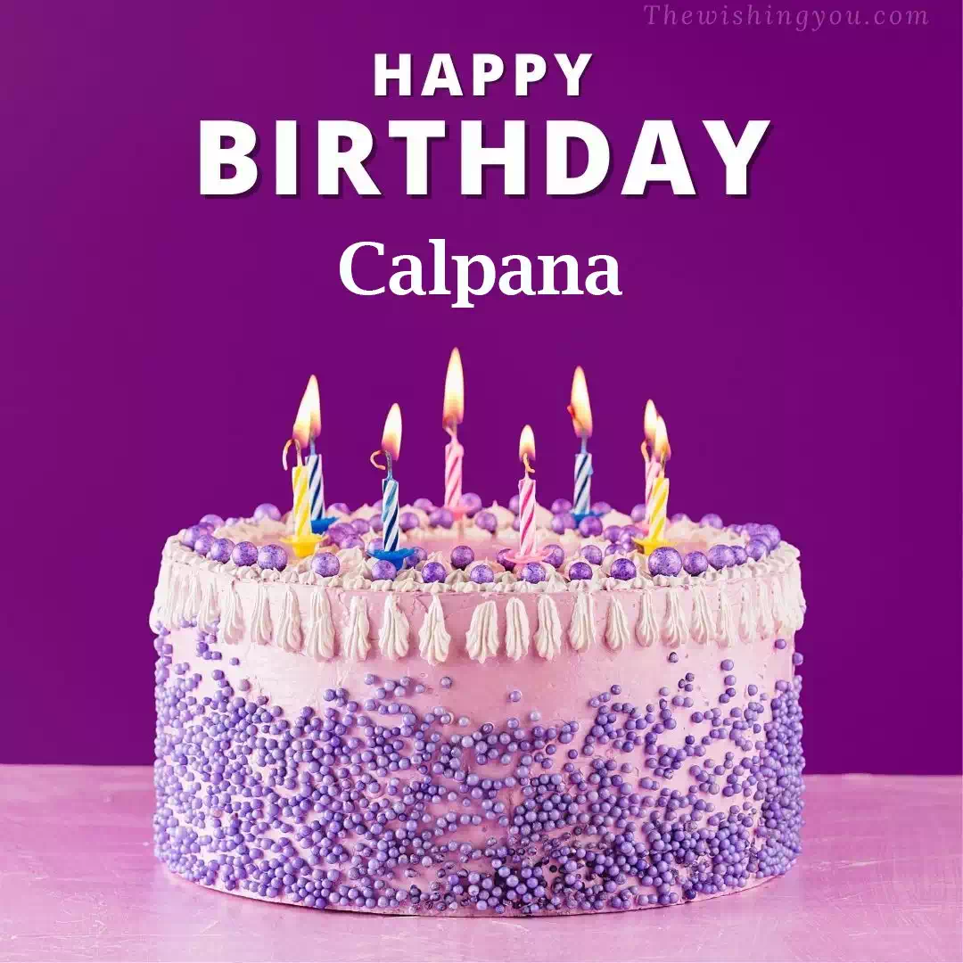 Happy Birthday Calpana written on image 4