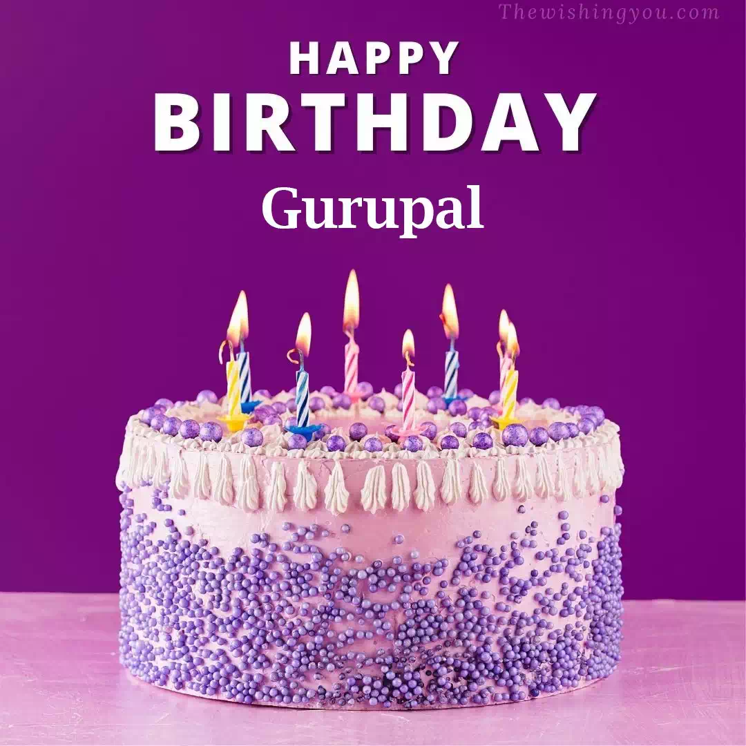 Happy Birthday Gurupal written on image 4